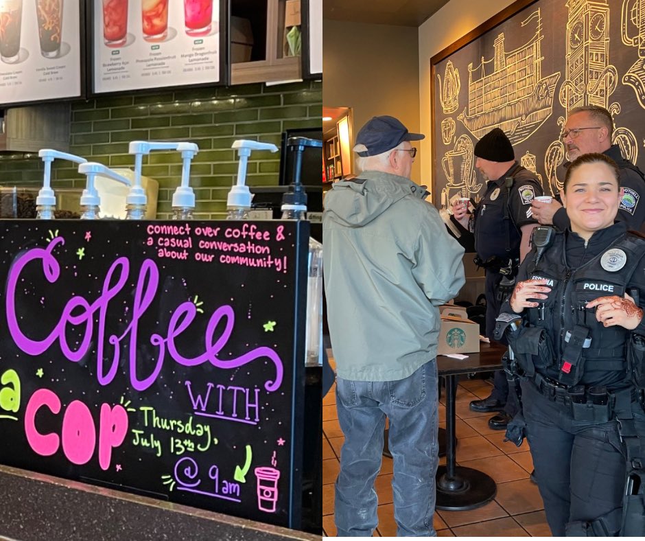 Bothell Police on Twitter: "We’re at the Thrashers Corner @Starbucks