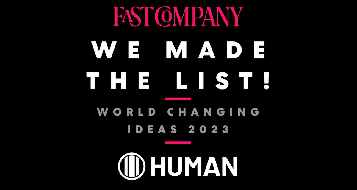 It’s been a huge year for us so far — and we’re not done yet! Revisit HUMAN Account Defender’s recent honors by Fast Company’s 2023 World Changing Ideas Awards. #KnowWhosReal #WCIAwards bit.ly/3AP3RI9