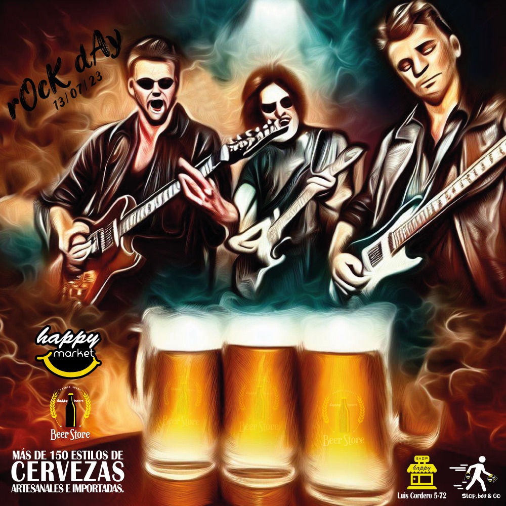 HappyMarket10's tweet photo. #RockDay #diadelrock #beers https://t.co/9adTjBQyAE