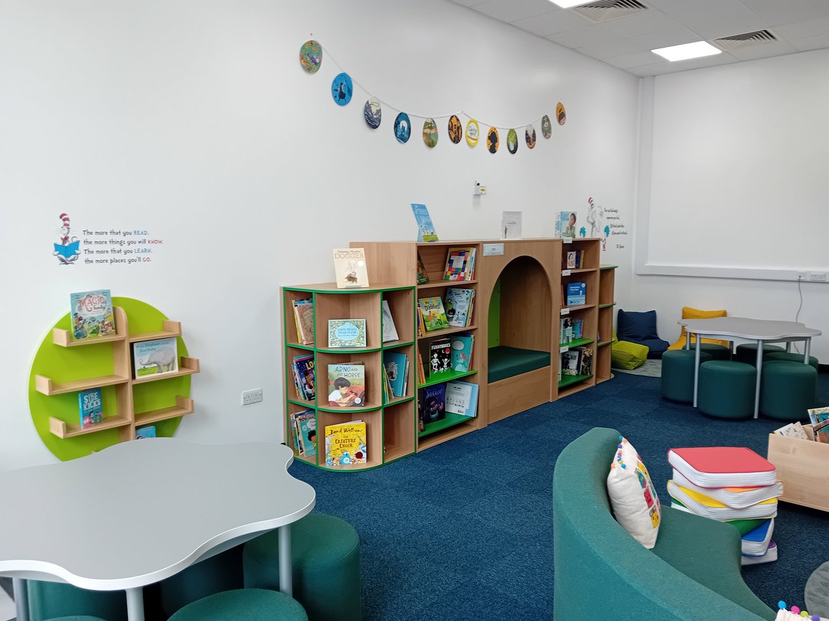 Our Amazing New Library! Thank you to the Chase Rewarding Futures School Libraries Programme for our Flagship Library! @Literacy_Trust @MancLibraries @macinnes_neil @BrettellHarriet @ReadMcr #ReadMCR