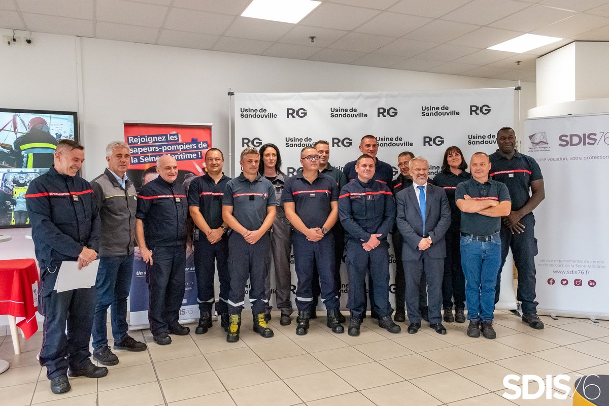 Sapeurs-pompiers 76 tweet media