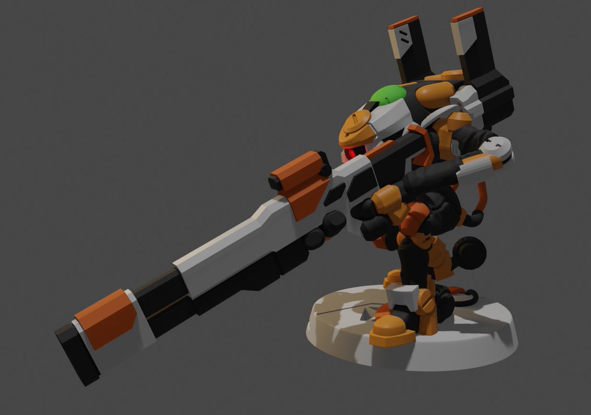 gumustdo's tweet photo. EEVEE is really a killer for quick toy-like render like these. #miniaturepainting #modeling #Blender3D #b3d #Mecha #tabletopgames #Battletech #gammawolves #3Dprinting #HARDSUIT666 https://t.co/QNRj4mvJqP