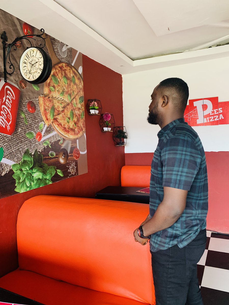 evithence's tweet photo. I paid a visit to my friend who used his National Service savings to open a Pizza Joint in Tarkwa after Service completion.
There’s no excuse! #BeatTheMatrix https://t.co/GqIaBwROQ2