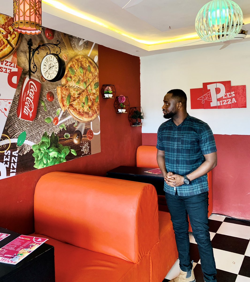 evithence's tweet photo. I paid a visit to my friend who used his National Service savings to open a Pizza Joint in Tarkwa after Service completion.
There’s no excuse! #BeatTheMatrix https://t.co/GqIaBwROQ2