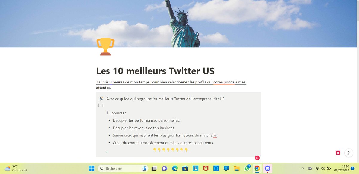 BastienWeb3's tweet photo. J’ai listé 10 TWITTER US et le tweet qui m’ont le plus marqué !

Avec cette liste, tu pourras :

✅ Apprendre des meilleurs
✅ Améliorer ta création de contenu
✅ Avoir 3 ans d'avance sur le marché Fr

🎯 Pour recevoir cette liste privée tu dois :

· Like
· Commenter
· Me follow https://t.co/OdHBk6h4nj