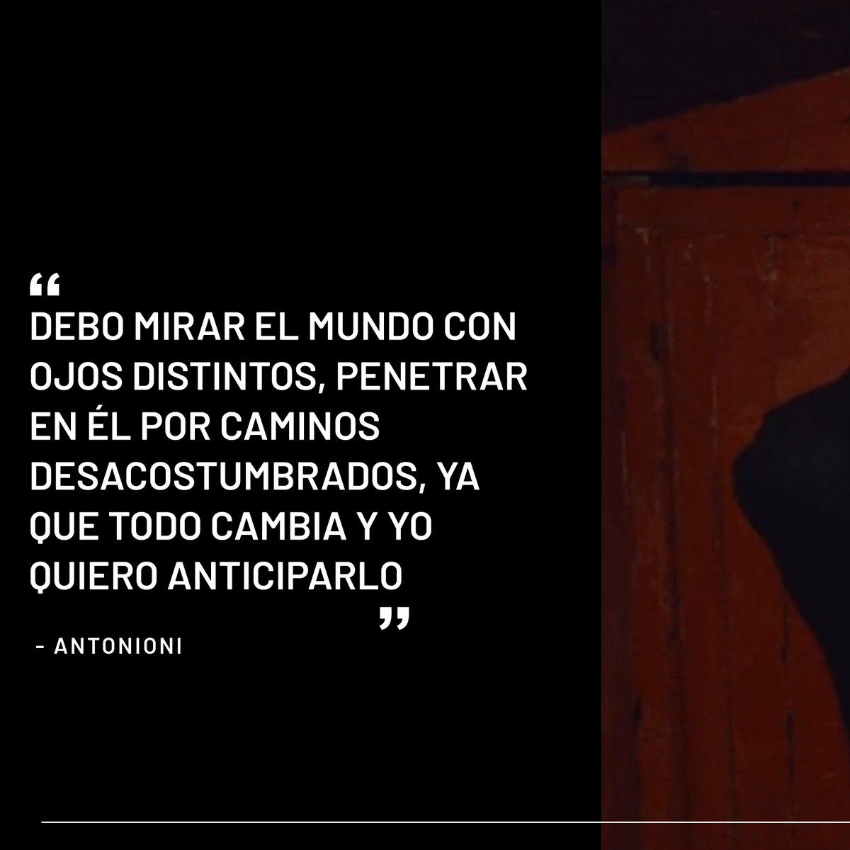 FICGoficial's tweet image. El cine de Michelangelo Antonioni se coloreó en EL DESIERTO ROJO.
 
Este clásico italiano llega a @CinetecaFicg en una versión restaurada. 🎞️ 🇮🇹

Italia fue Invitado de Honor en #FICG38 con una curaduría de lo mejor de su cinematografía
contemporánea.

#HistoriasQueTrascienden