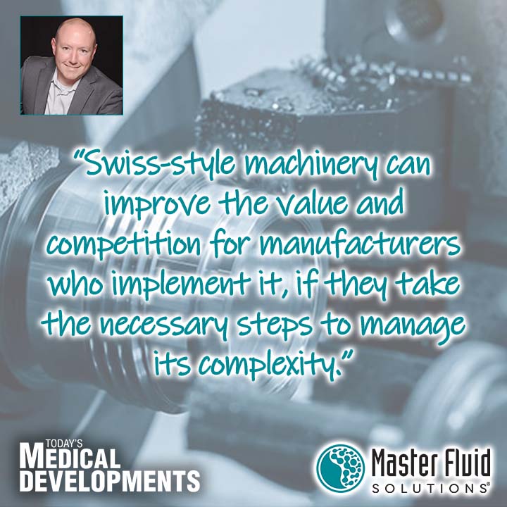 MasterTechTweet's tweet image. Justin Geach, Global Director of Marketing, was featured in Today's Medical Development's article - How to make Swiss-style CNC machining easy with the right cutting fluid. 

Read the full article here: bit.ly/3XRDqfG

#MasterFluids #SwissType #Manufacturing #Machining