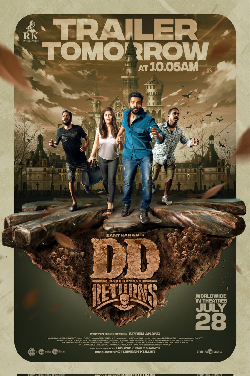 Surbhi (@surbhiactress) on Twitter photo #DDReturns Trailer Dropping at 10:05am tomorrow 👻
<a href="/iamsanthanam/">Santhanam</a> <a href="/RKEntrtainment/">RK Entertainment</a> #premanand <a href="/thinkmusicindia/">Think Music</a>
#DDReturnsfromJuly28th #DDReturns Trailer Dropping at 10:05am tomorrow 👻
<a href="/iamsanthanam/">Santhanam</a> <a href="/RKEntrtainment/">RK Entertainment</a> #premanand <a href="/thinkmusicindia/">Think Music</a>
#DDReturnsfromJuly28th