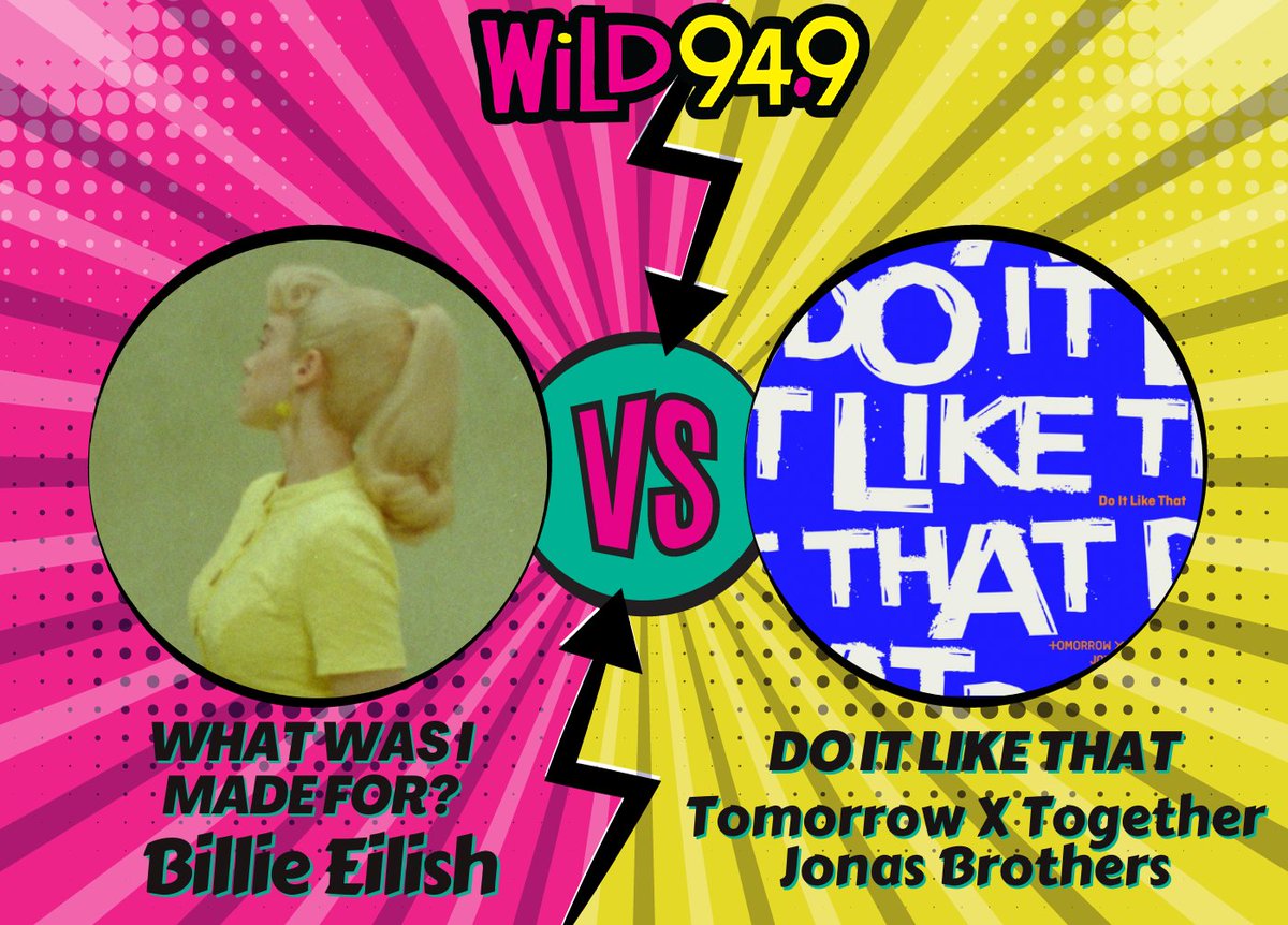 #WiLDorOUT playing your new music at 8p PT! <a href="/jonasbrothers/">Jonas Brothers</a> <a href="/TXT_bighit/">TXT OFFICIAL</a> <a href="/billieeilish/">billie eilish</a>

Tune in👉WiLD949.com/Listen
More info here:ihe.art/BBbosOp