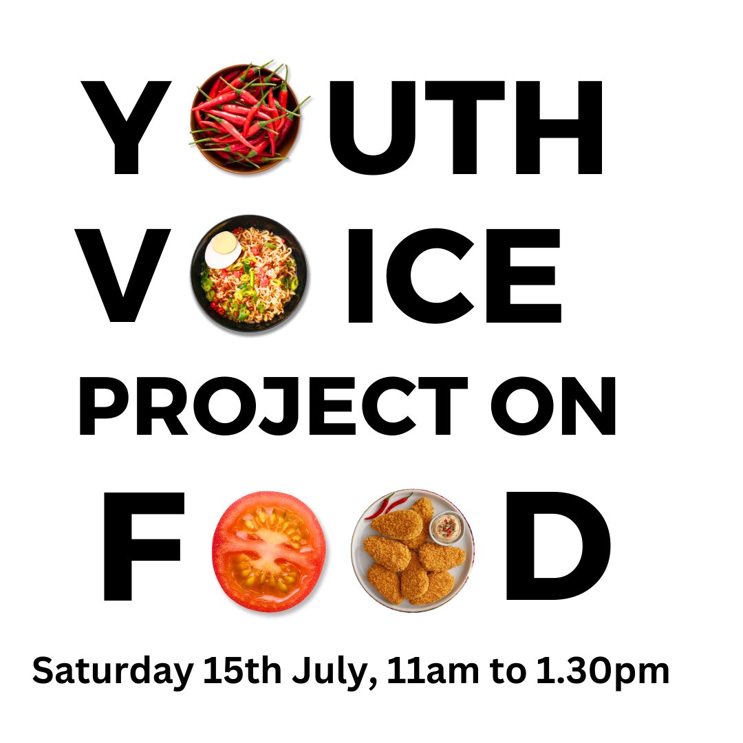 Youth voice project on food
Spaces available for 13-25 year-olds to join this Saturday's workshop to explore "What does food mean to you?". Sign up at bit.ly/3NNDDvH or email youthfood@nottingham.ac.uk 
<a href="/Greenhustlefest/">Green Hustle</a> #food #nottingham <a href="/Anne2108/">Anne Touboulic, Ph.D.</a>