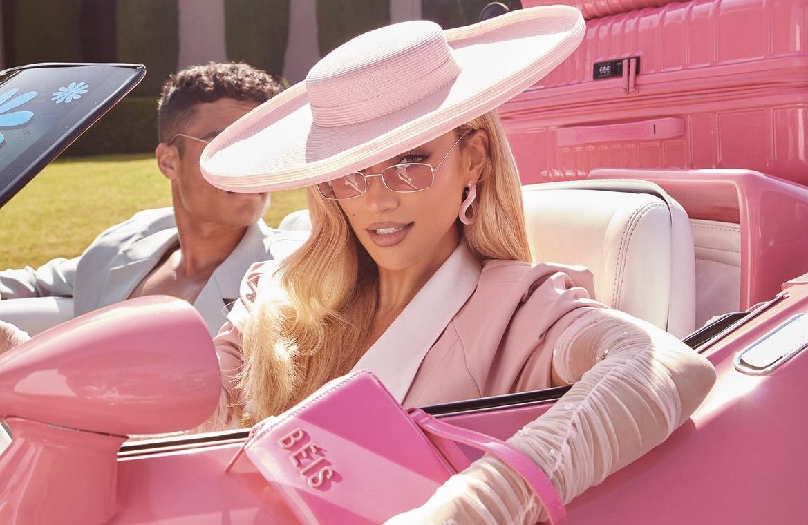 badestoutfit's tweet image. shay mitchell for barbie x béis collection