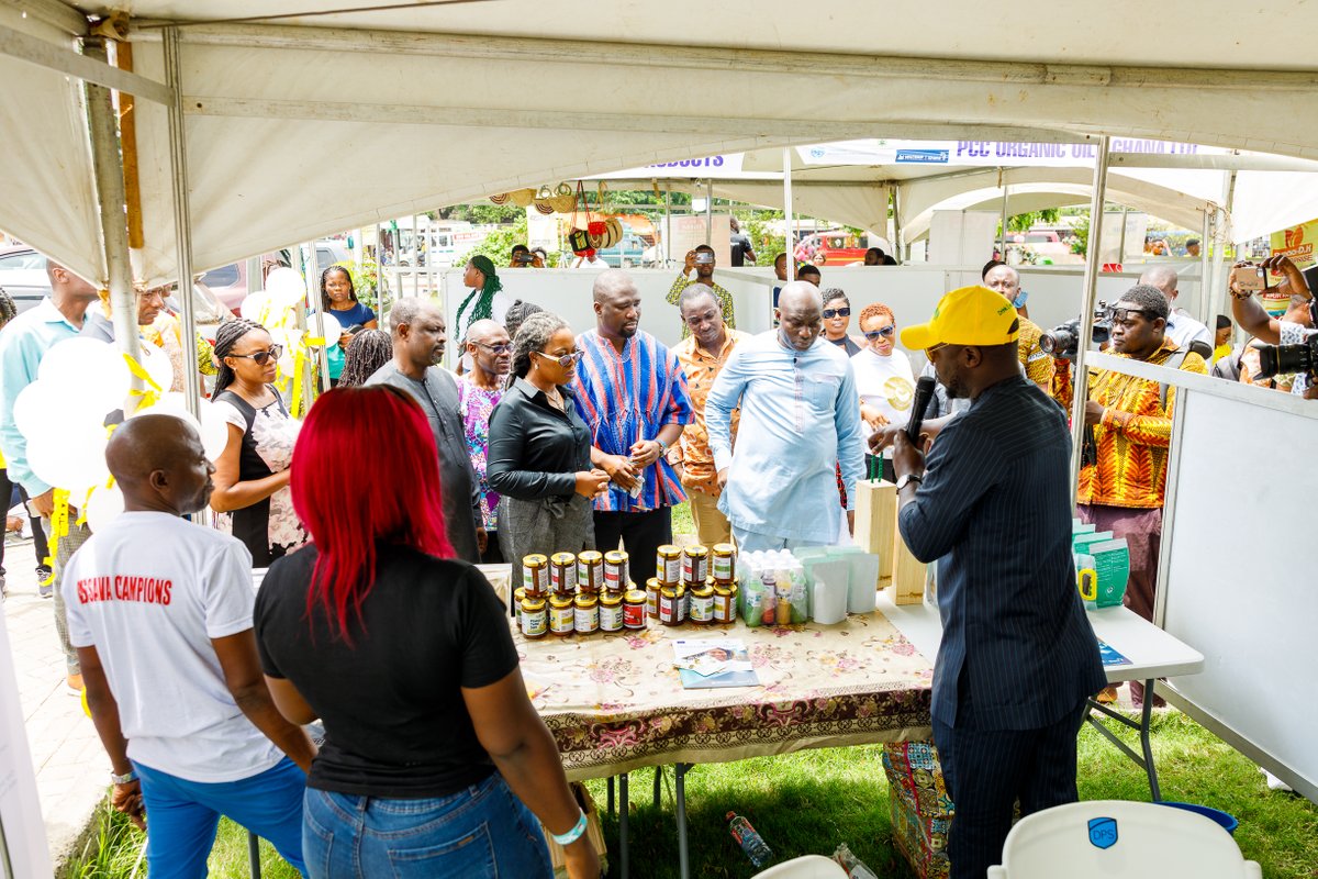 LiberiaGrow's tweet photo. Pleased to share that we sponsored the participation of 3⃣ #MSMEs from 🇱🇷 to exhibit their products at the just ended #MadeInECOWAS trade show in 🇬🇭 organised by #UNIDO @WACOMPGhana and @GEPAghana.
#GROW2 #Liberia #UNinLiberia #SDGs
@WACOMP_ECOWAS  #EUinLiberia @UNIDOGhana https://t.co/duCQ7Kxgvx