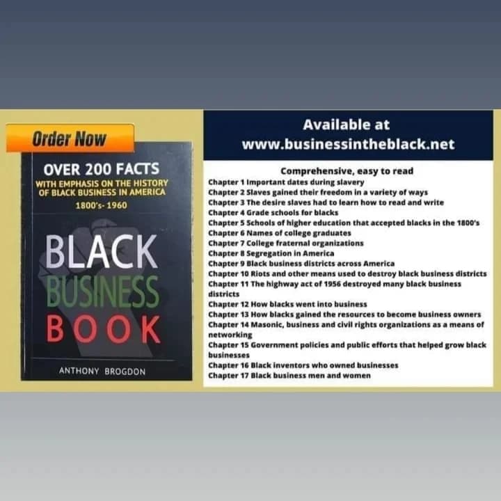 Take a look at all that this amazing book covers
Mind blowing information On sale for only $10
#nonfiction #blackbusiness #BlackOwned #blackexcellence #BooksWorthReading #books #goodblackhistory #blackenterprise #juneteenth https://t.co/bE6QnVoPmo