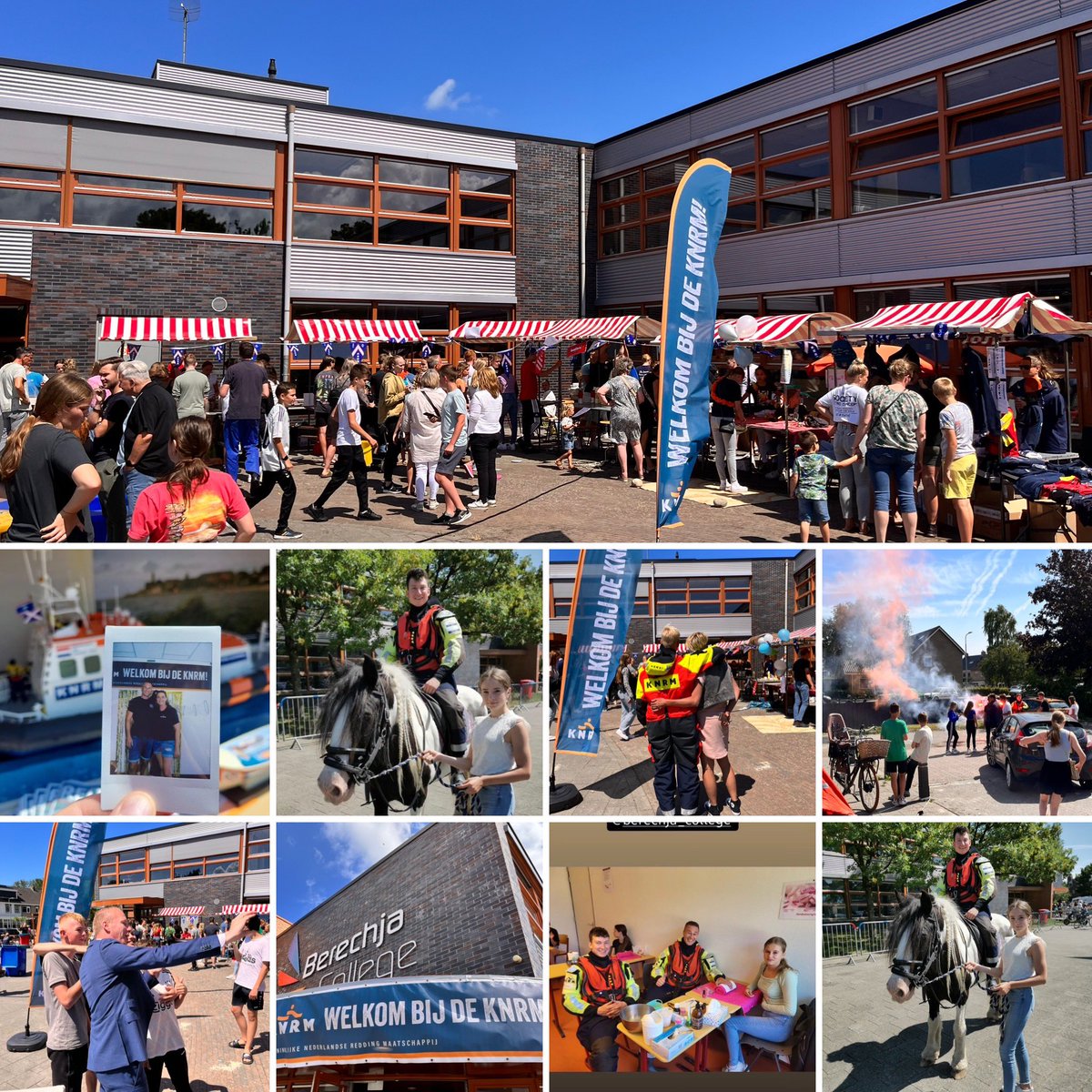 De #Goededoelendag van <a href="/Berechja_op_Urk/">Berechja_College</a> zit erop. Wat een gezelligheid en ook wij van de <a href="/KNRMUrk/">KNRM Urk</a> hebben genoten. Iedereen bedankt 👍 en de opbrengst blijft nog even een verassing 🫣 #knrm #urk