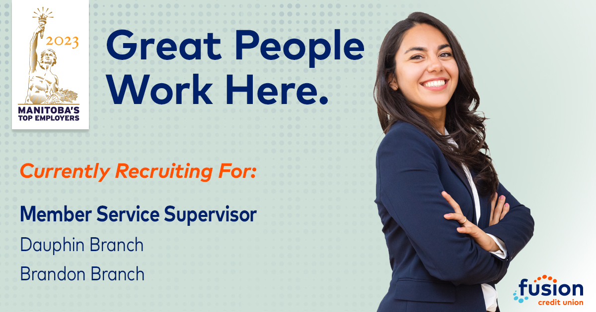 FusionCU_MB's tweet photo. We are currently seeking two energetic individuals who were born to lead, motivate and develop team members.  

If these exciting careers are of interest to you, we encourage you to apply!

https://t.co/uW0drNGaJm

#fusioncareers https://t.co/BHYdS9BpIq