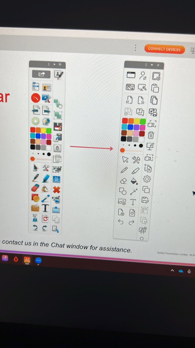 kristac42's tweet photo. After using the other for 21 years, this may take a little time!! Change is good though!! We have been asking for changes for many years!! @Promethean #PEPEducator #CampPromethean23 https://t.co/TwZJGIvVOw