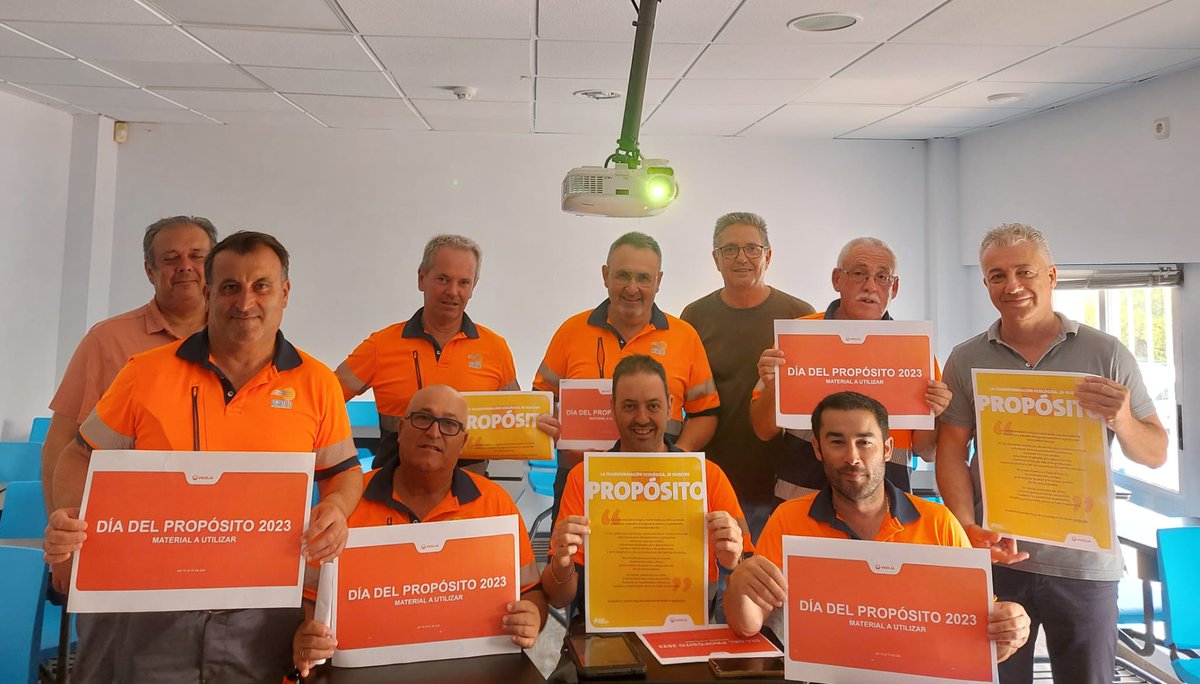 FdoJeSuarez's tweet photo. En @infoagamed hemos celebrado el Día del Propósito 2023 de @Veolia_Es con nuestros equipos. #Ambición #Soluciones #Impactos #purposeday #Torrevieja https://t.co/gCRLtDkuok