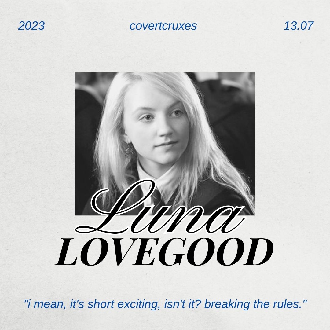 nineteenkith's tweet photo. Time has run out unnoticed, we lead Wizzies to find the horcruxes and restore serenity to the wizarding world. I, PrefectLuna, stand at the crossroads as I bid farewell and officially resign from Covertcruxes. https://t.co/dNSnOKgFax