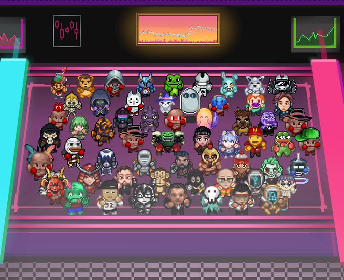 MetaGoons's tweet photo. Today we have an AMA with @StumbleURumble, the first 100% skill-based play-to-earn game 🥊

We'll be doing a giveaway of 10 NFTs to our community that the project has provided, so you know what to do, right?