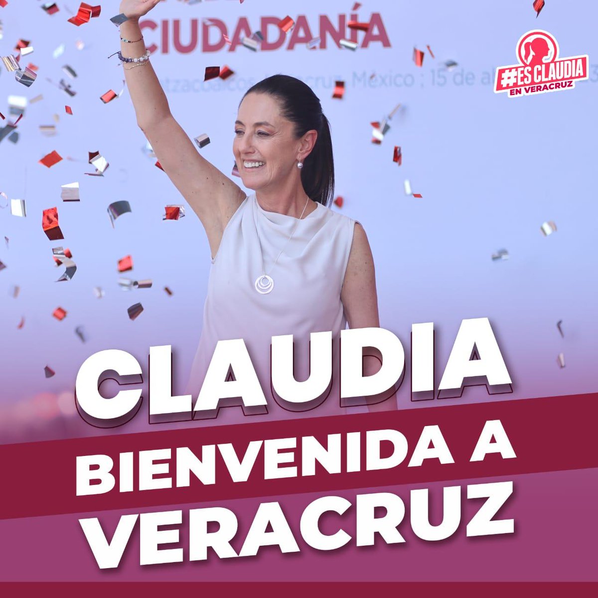 ArmandoRoAll's tweet photo. Bienvenida a Veracruz Dra.@Claudiashein 

#EsClaudia https://t.co/dbwJ7CiMZG