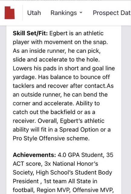 BrevinEgbert's tweet photo. Big thanks to @PrepRedzoneUT and @LawrenceSanft for the write up!! Stoked for the season! https://t.co/pwTTHIm5iy