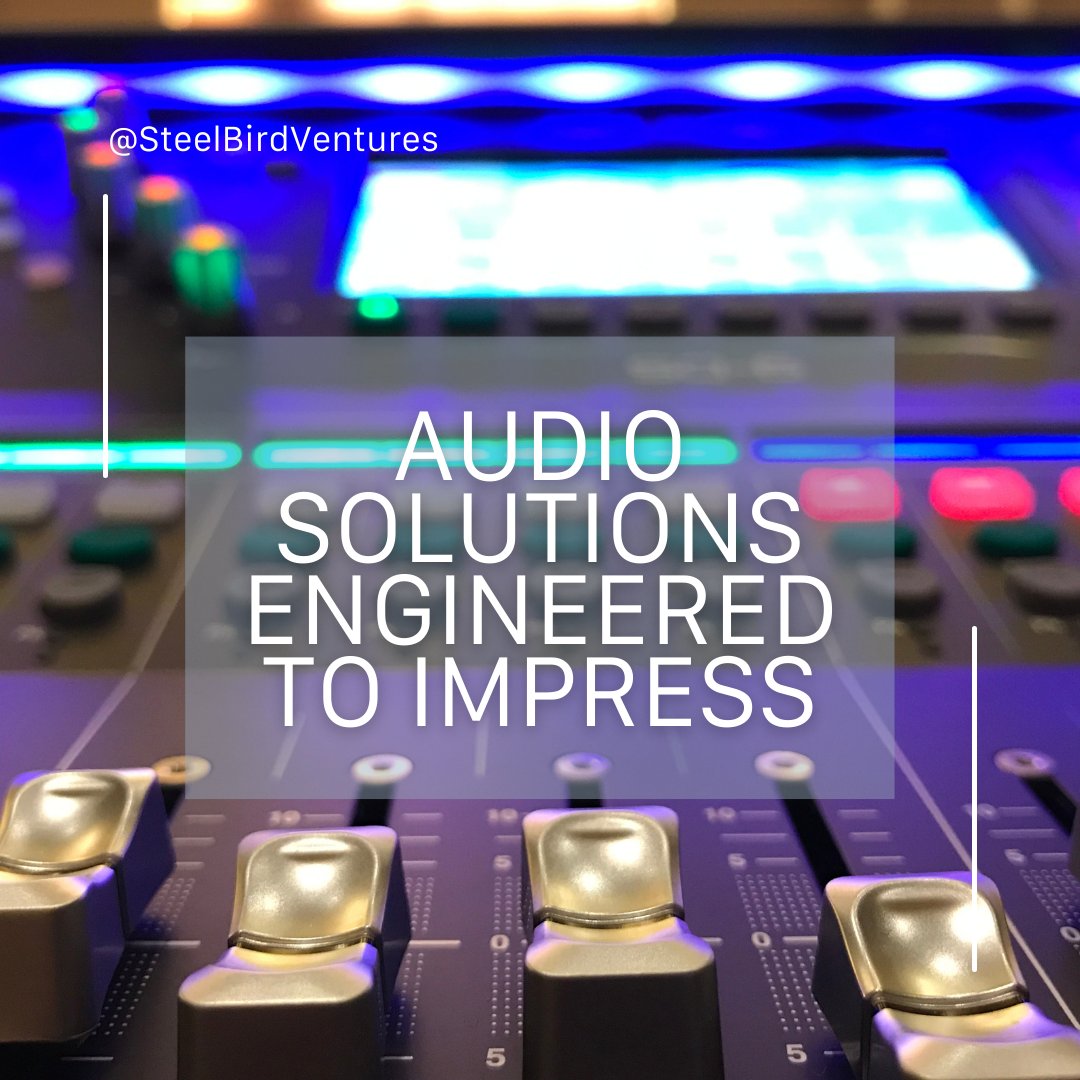 SBVentures_'s tweet image. 🔊 Step into a realm of sonic wonder with Steel Bird Ventures! 🎶✨ Are you ready to transport your audience to a world where sound becomes an immersive masterpiece? Look no further, because we're here to turn your vision into reality.
#AudioTechnology #AVLSolutions