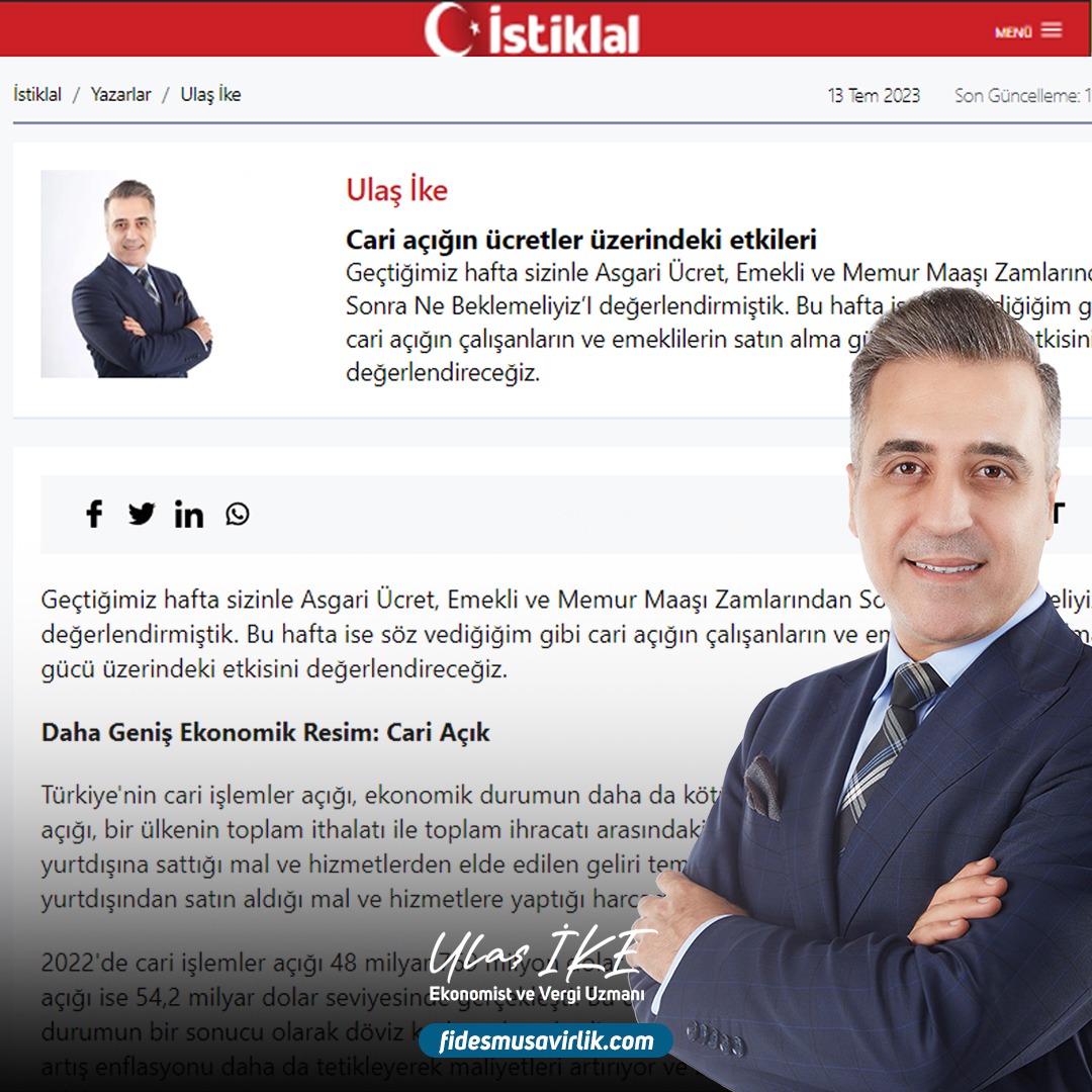 ulasike's tweet photo. 📌 “Cari açığın çalışanların ve emeklilerin satın alma gücü üzerindeki etkisi nedir?”

📌 “Ülkemizde cari açık rakamları nedir?”  

📌 “Cari açığın, asgari ücretli çalışanlar için etkileri nelerdir?”

📌 “Cari açıklık sonucu oluşan olumsuzluk durumundan etkilenenlerin sorunlarını nasıl çözebiliriz?”

Yeni köşe yazım, https://t.co/lVbwj70g4p’de yayında! ✍️

Ülkemiz sorunlarına ışık tutabilmek adına bilinçli olmak daima önceliğimiz. 

Her konuda güncel kalmayı unutmayın!

Yeni köşe yazımın tamamına ulaşmak için alttaki bağlantıyı ziyaret edebilirsiniz.

Herkese keyifli okumalar. 🙏

#Ulasİke #Ulaşİke #ekonomist #ekonomi #koseyazisi #köşeyazısı #cariaçık #cariacık #asgariücret #zamlar #vergi #vergilendirme

https://t.co/4b9CmGfsUW