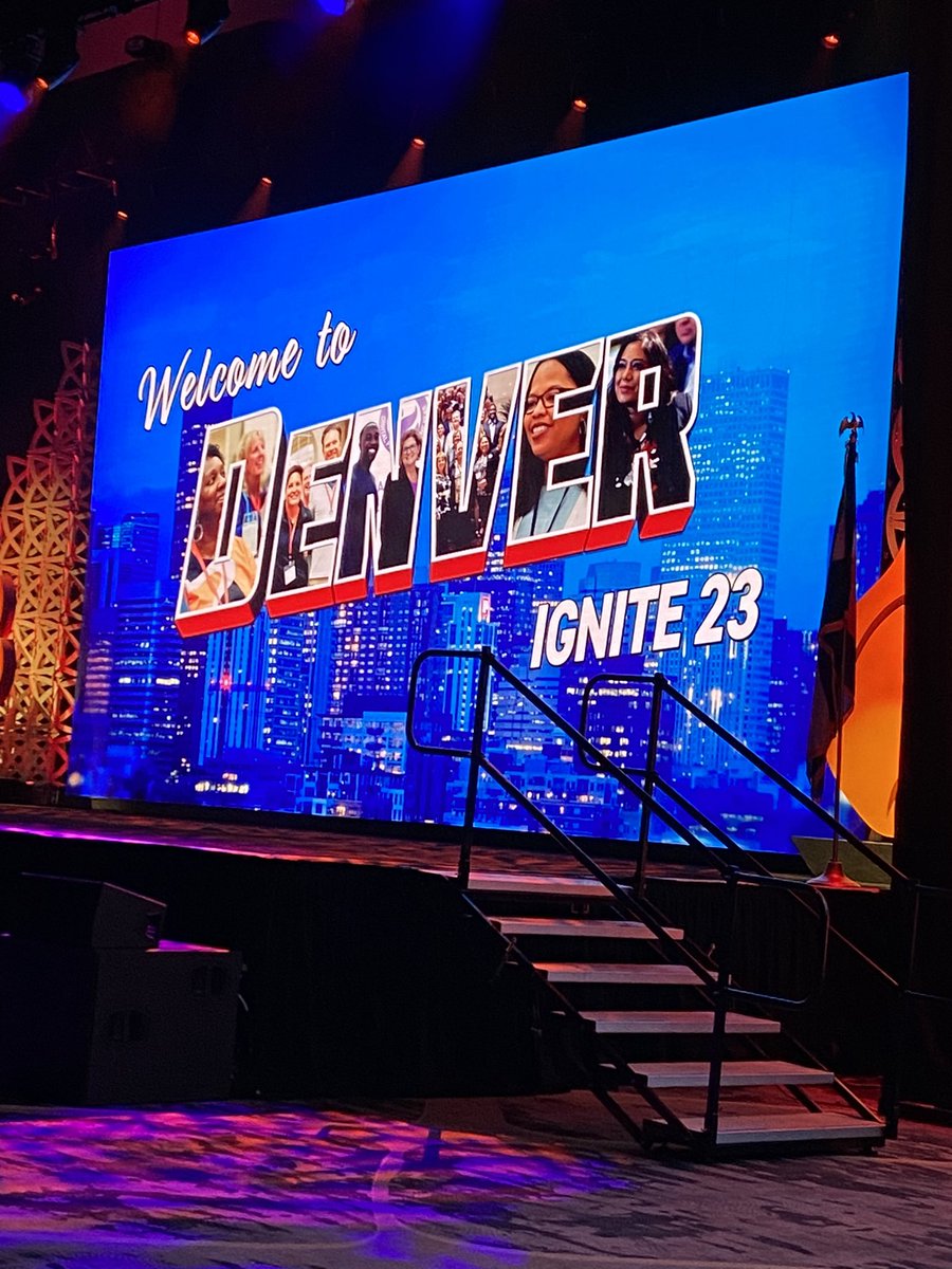 Success only comes before work in the dictionary—powerful message from
<a href="/Principal_EL/">Salome Thomas-EL, Ed.D</a> 
#Ignite23