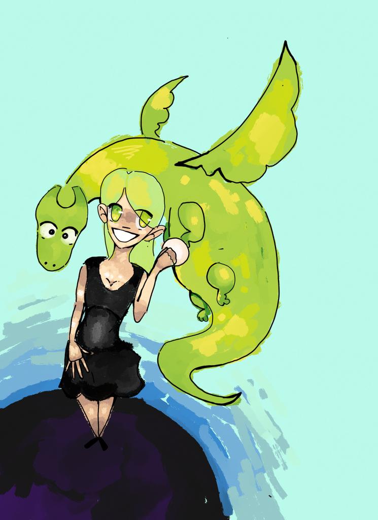 Minimufffin's tweet photo. @Saberaa_art Personagem do jogo de um amg meu. 
(Essa é só uma fanart minha) @draikai https://t.co/AJIuefEEwF