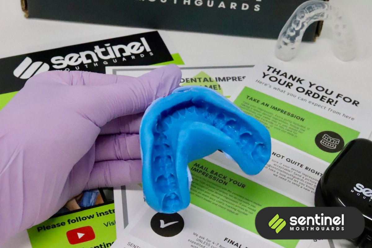 SentinelCo's tweet photo. Worried you won't be able to make a great impression? It's easy and you don't have to pay a dentist to do it! 
Learn the best tips &amp; tricks to create your perfect dental impression here: https://t.co/U1rQva4YQd https://t.co/zq8cZXCxfb