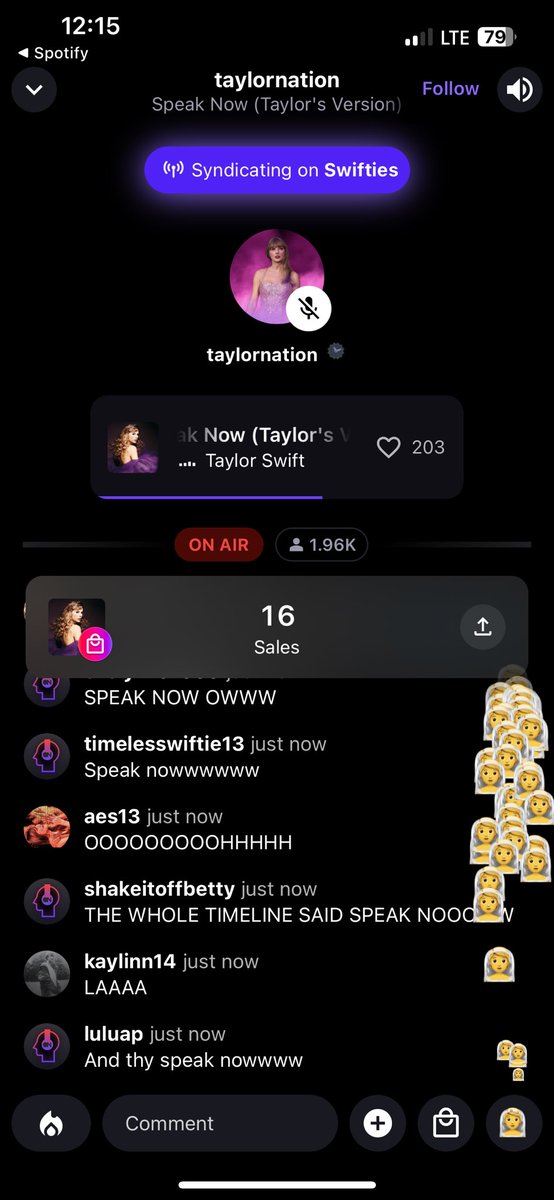 SHE’S SPEAKING NOW 💜💜
#SpeakNowTaylorsVersion #TaylorSwift <a href="/taylornation13/">Taylor Nation</a>
