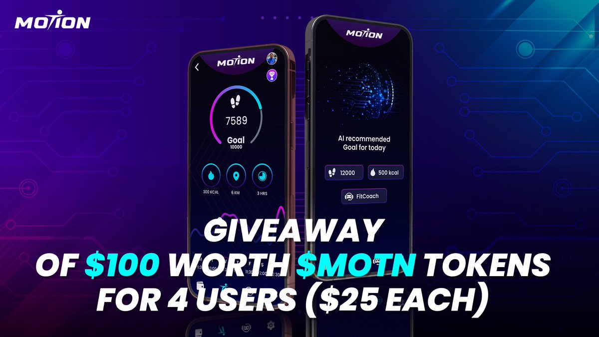 Founders Space Giveaway 2 🎉

$100 in $MOTN 

1. RT &amp; Like + Tag Frens
2. Follow Me &amp; @TheMotionApp
3. Join our live Twitter space 

⭐️Winners will be picked during the space among listeners