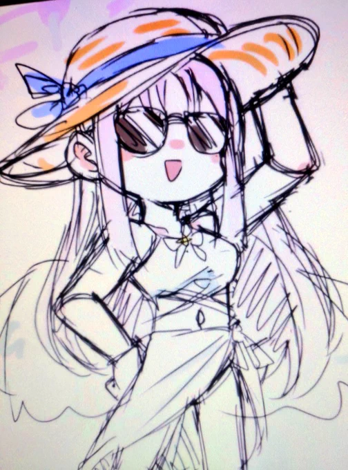 そして同時進行で描いてるミカ 
