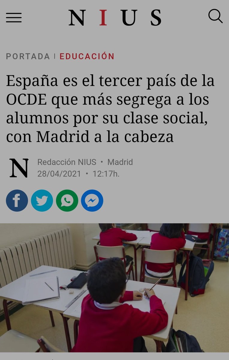 Segregació Escolar📈                      🚸 🚧 🚸 tweet media
