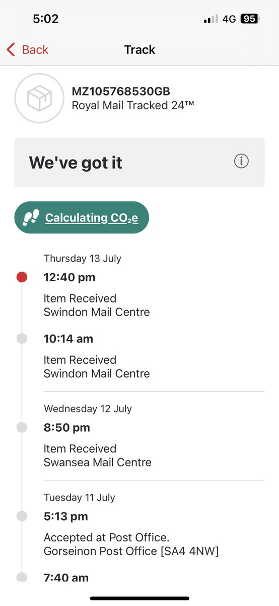 . <a href="/RoyalMail/">Royal Mail</a>Help @RoyalMail <a href="/royalmailnews/">Royal Mail News</a> why is no one getting back to me about my lost cycling jersey for the cancer ride tomorrow? Shame on you! Extra paid for fully trackable 24 hour delivery and still not here!!! Everyone share #share