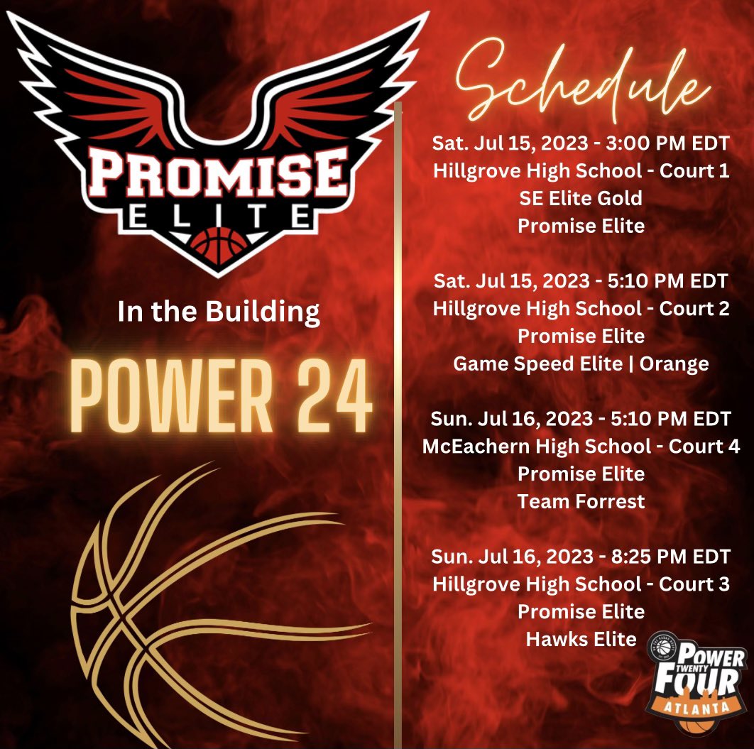 🗣️MBB College Programs 🤝 Check out <a href="/Promise_Elite/">Promise Elite Basketball Club, Inc</a> 17U This Weekend at <a href="/OTRHoops/">On the Radar Hoops Events</a> #Power24

@BracketSage <a href="/DrKrisWatkins/">Dr. Kris Watkins</a> <a href="/OntheRadarHoops/">Shun Williams</a> <a href="/RL_Hoops/">RecruitLook Hoops</a> <a href="/KyleSandy355/">Kyle Sandy</a> <a href="/CamRickersHoops/">Cam Rickers</a> @JenBrazeIton <a href="/TaiYoungHoops/">Tai Young</a>