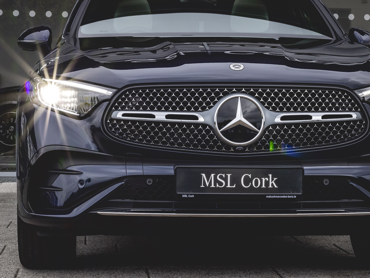 MercedesCork's tweet photo. 🎺 The new GLC Coupé at MSL Cork! 🎺  
The new coupé takes the marque to a new level of sophistication and comfort, with 4-wheel-drive and a dedicated offroad driving mode as standard, a beautiful new digital cabin, and, of course, that sensational sloping profile... https://t.co/oAnxEN59G2