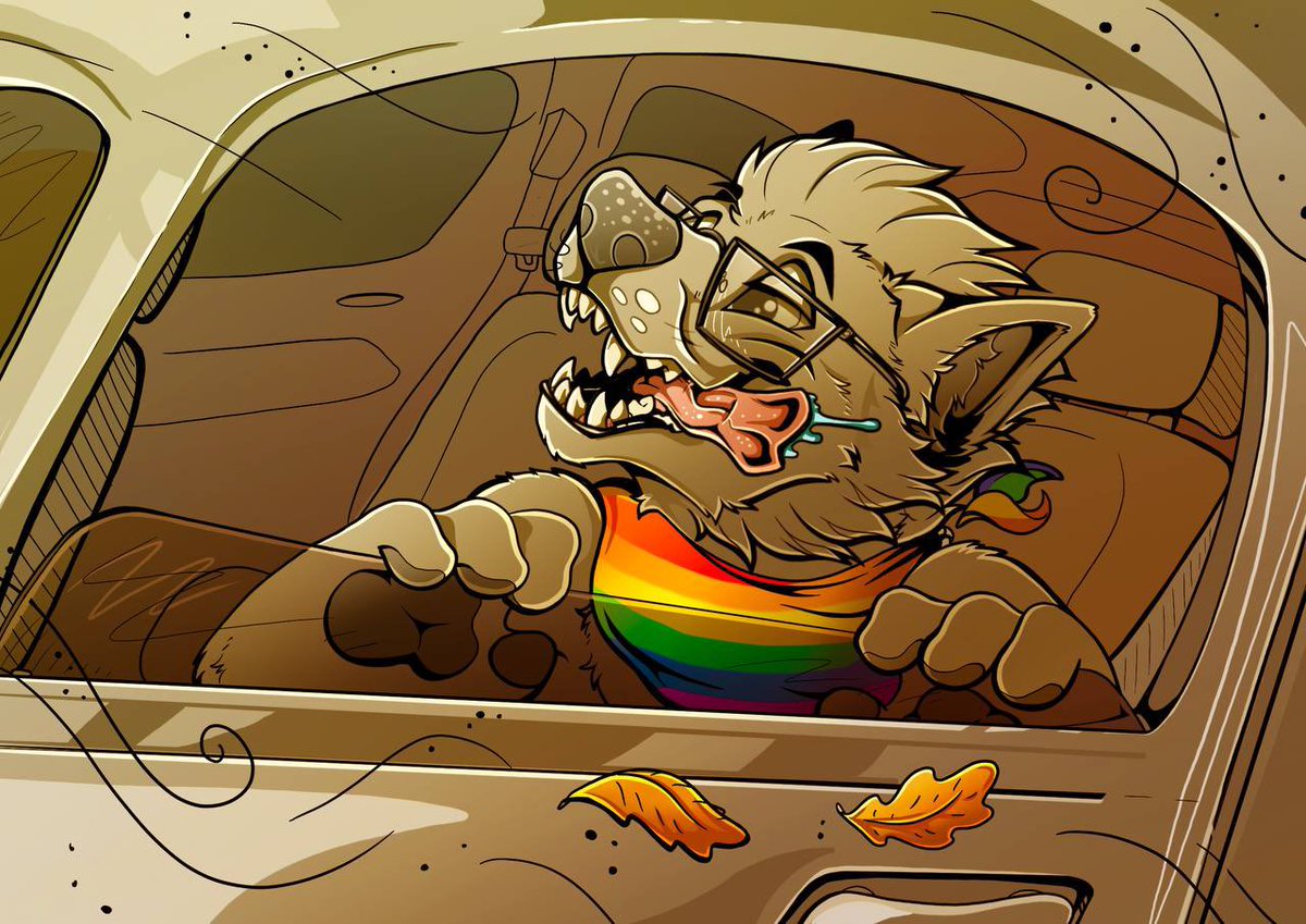 GummyKaiju's tweet photo. Fancy a fall drive? 🍂 🚙 💨 

For Soy Bean on tele https://t.co/WshhLh1BC3
