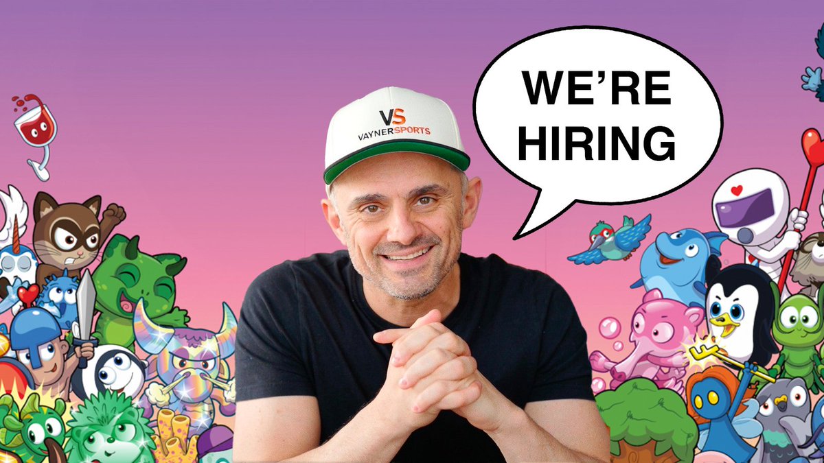How do you get paid to work in Web3 if you have very little experience?

@GaryVee &amp; @VeeFriends are hiring right now, and you don’t need 5+ years experience to work for them.

If you want your first job in Web3, these are the 4 ENTRY-LEVEL positions you may be qualified for.
🧵👇