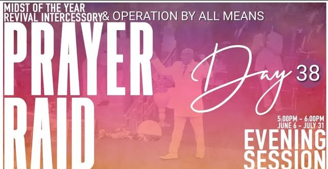 WinnersChapelNL's tweet photo. Midst Of The Year #PrayerRaid Operation - DAY 38 - OPERATION BY ALL MEANS - DAY 11 - Evening Session, THUR., JULY 13TH., 2023 From WCI @ #Canaanland Via #Facebook :π https://t.co/c6NY2IEL13 π And Via #YouTube :π https://t.co/qACYXtrHkI π| π https://t.co/KAXVl1M1VC π https://t.co/pMEtRwebTP
