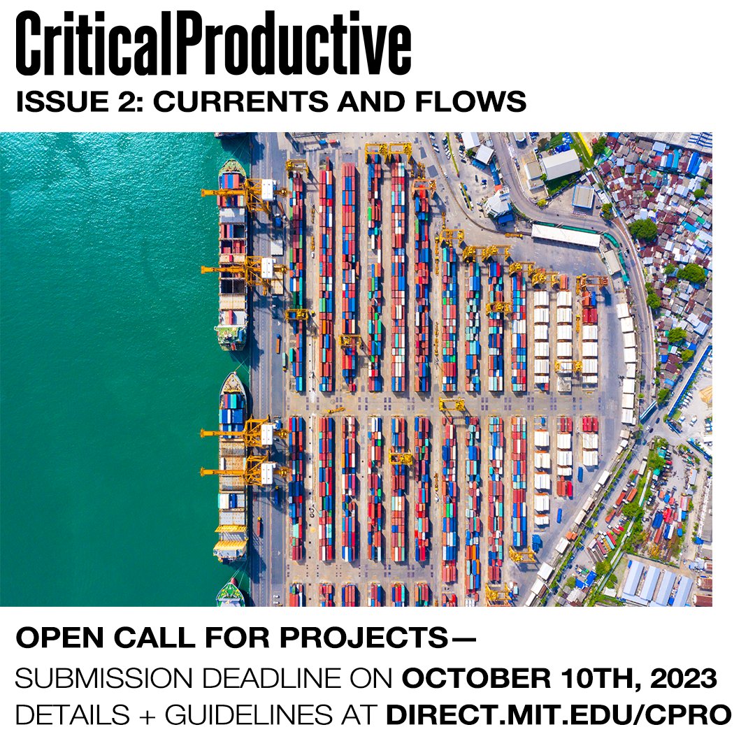 CritProd's tweet photo. OPEN CALL FOR PROJECTS -- ISSUE 2
More details @ https://t.co/clPpfc2aKR

CriticalProductive is interested in work exploring the aesthetic, spatial and physical dislocations that result from the organization of people and capital, in, around and between urban centers and cities. https://t.co/rl4YhZELTQ
