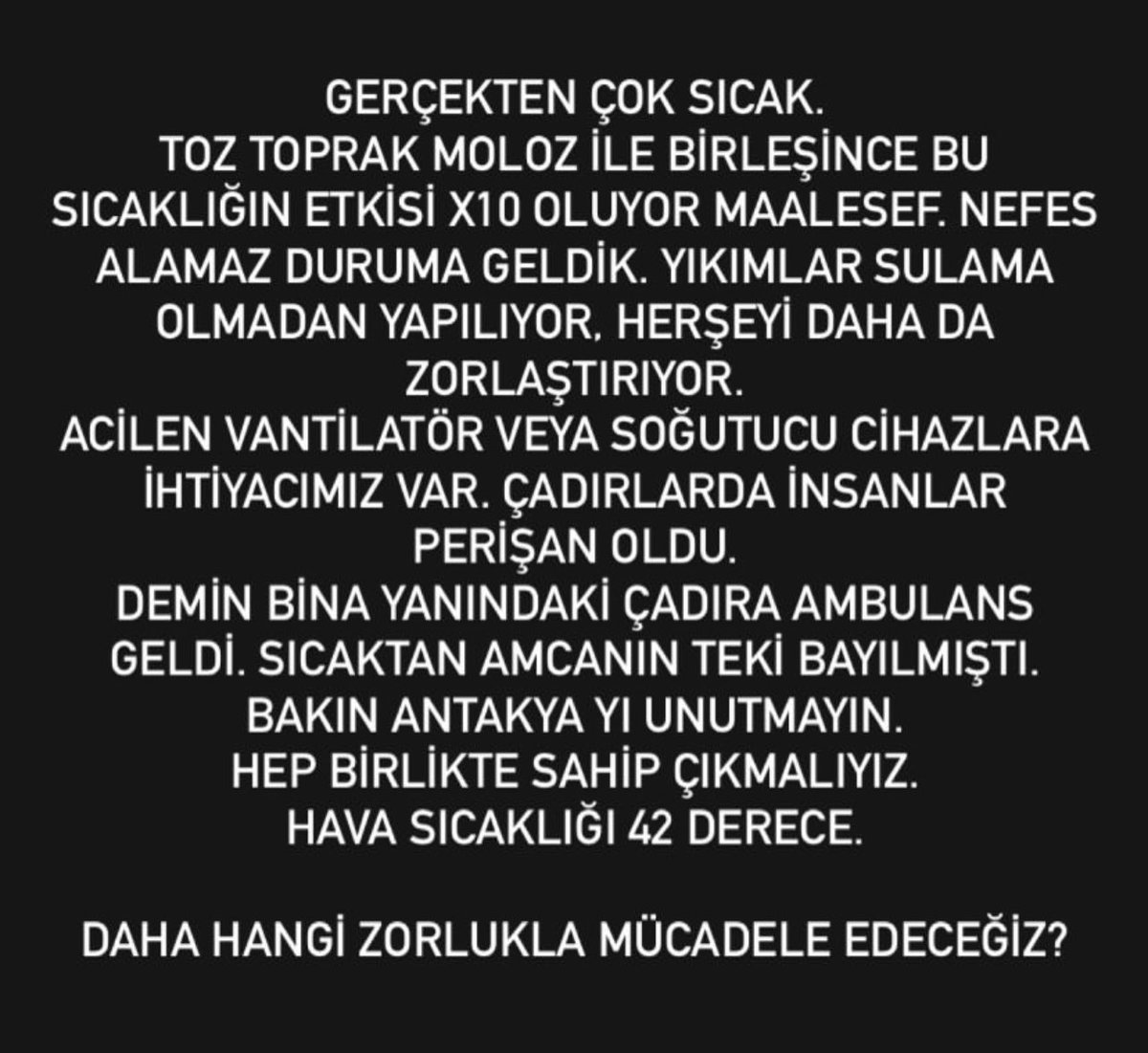 hataylifilozof's tweet photo. #HatayÖzelAfetBölgesiİlanEdilsin https://t.co/iQh9di8xAX