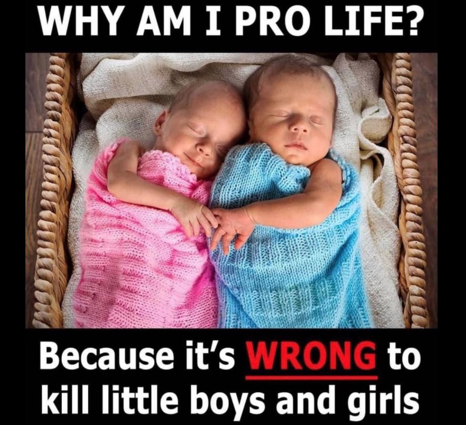 JWiemero's tweet photo. #Prolife https://t.co/HwizdT2uTK