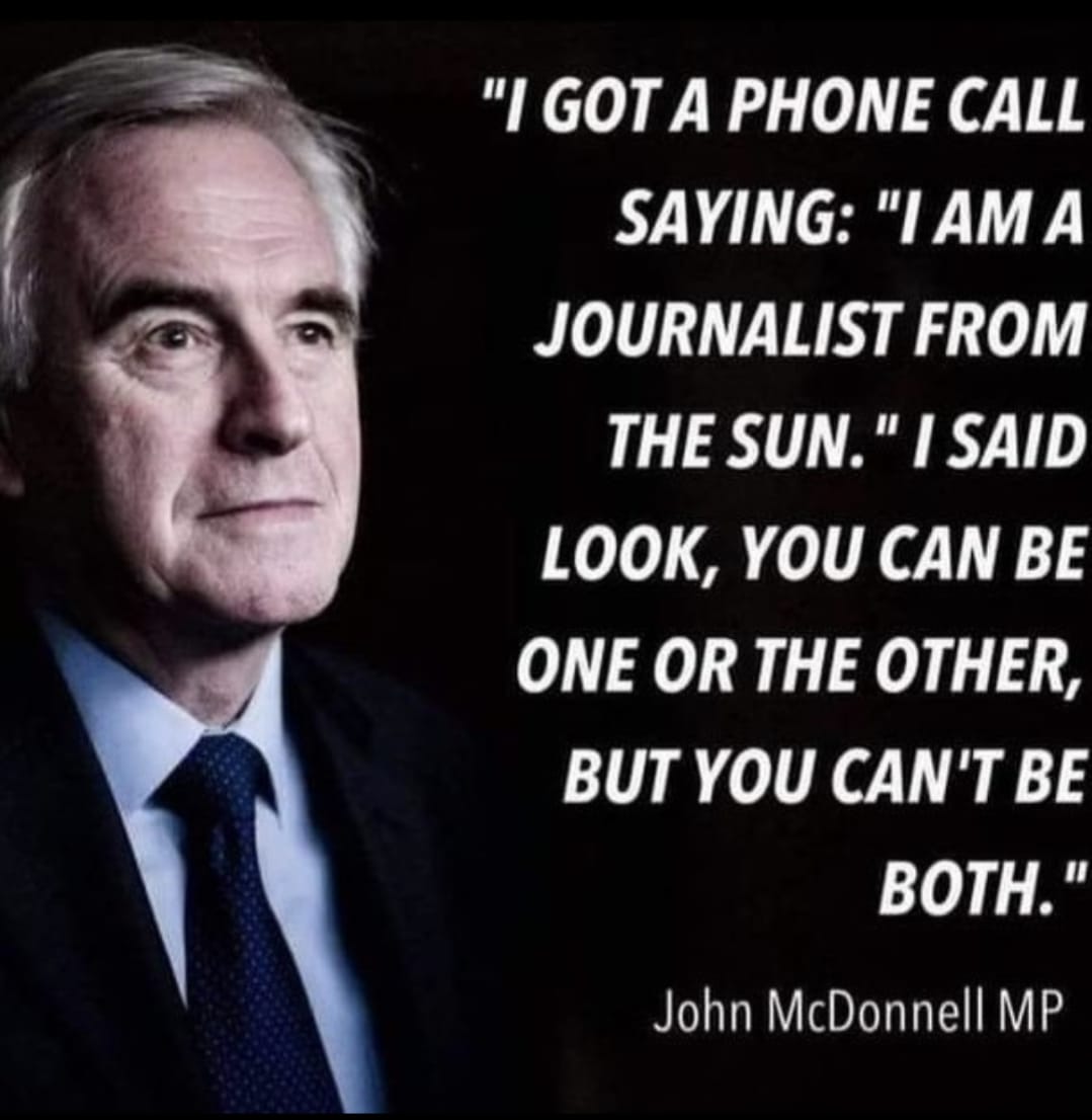 John McDonnell was as right then as he is now about The Sun.