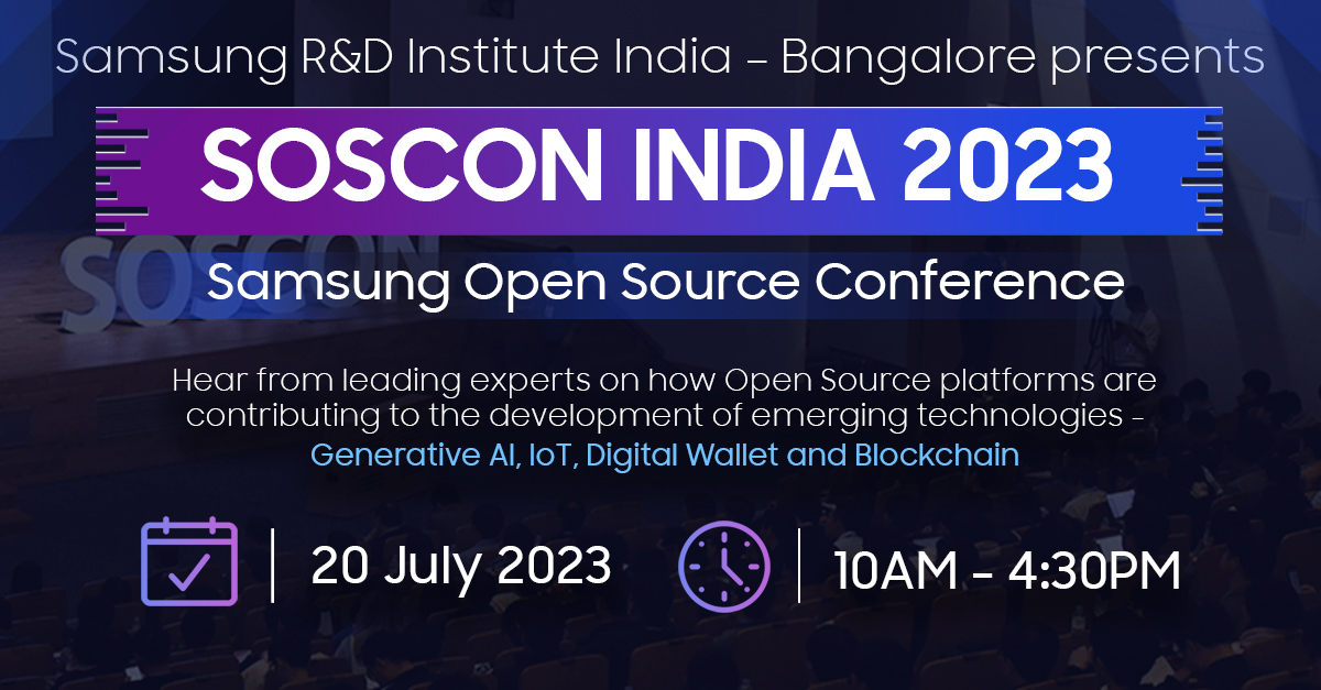 linuxfoundation's tweet image. #SOSCON India 2023 will celebrate India's #opensource ecosystem, exploring themes like Generative AI, IoT, digital wallets, and blockchain. Today on the LF Blog, we look at the rapid pace of open source growth in India 🇮🇳

Read the article: hubs.ly/Q01XFkzR0
