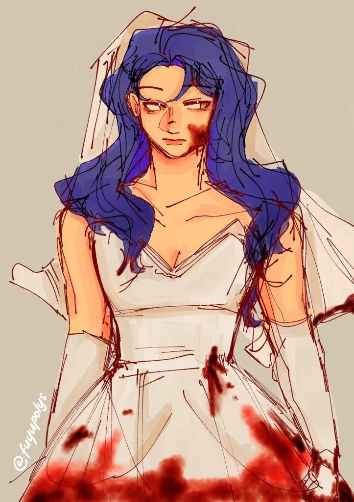 JUZA IN A BLOODY WEDDING GOWN. drops mic

#a3game #a3fanart