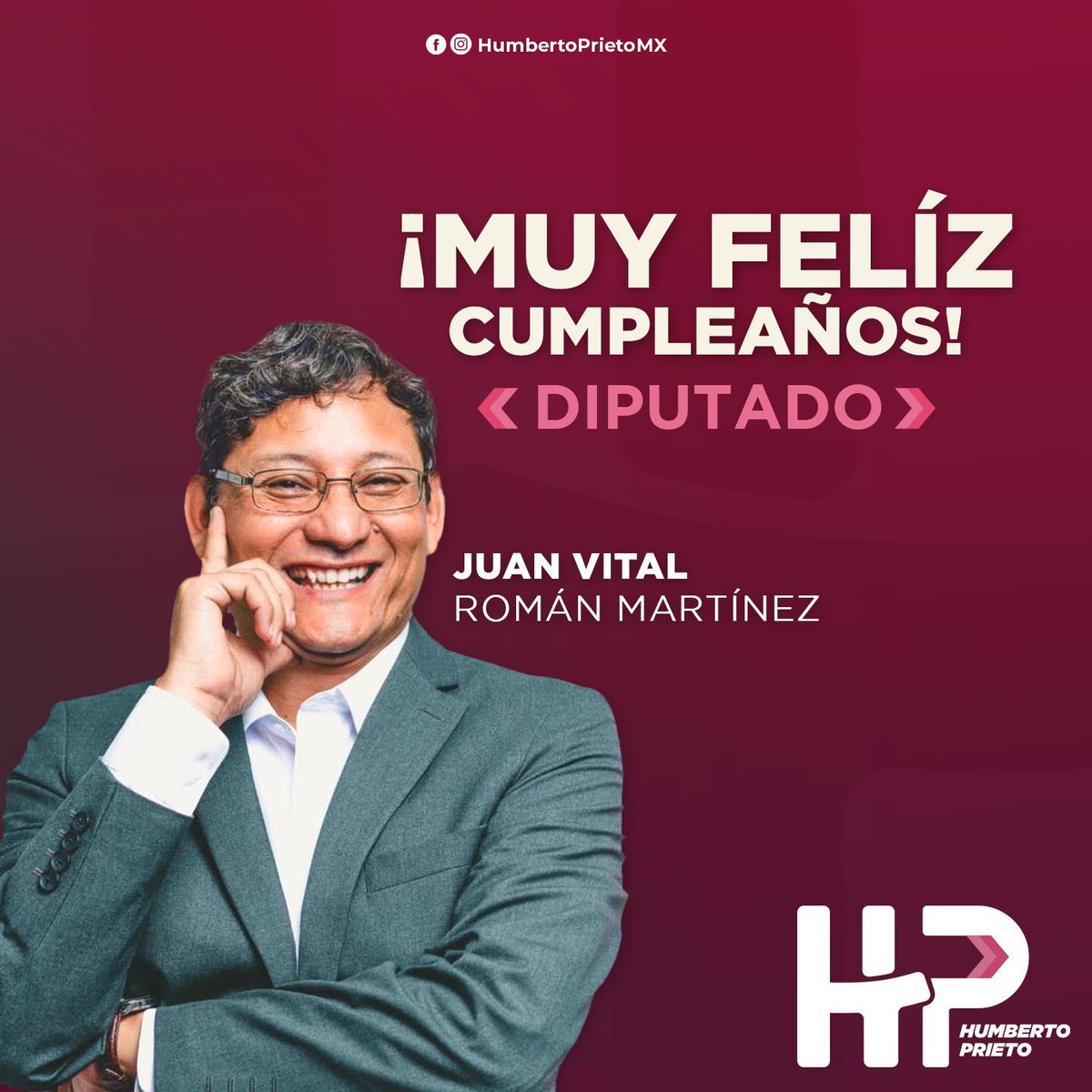 Betoprietoh's tweet photo. Mis mejores deseos para mi compañero y amigo Diputado @vital_rm . Que sea un año lleno de salud y muchas bendiciones. ¡Feliz
Cumpleaños 🎂! https://t.co/b0YQ0JvflT