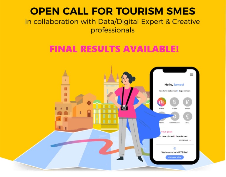 #CulTourData Final results of the first open call for tourism SMEs are available!
Check the list of the awarded companies.
cultouriscapital.eu/cultou.../awar…
Are you one of them? Congratulations, a fruitful path together with creatives and data experts has just begun to relize your project!