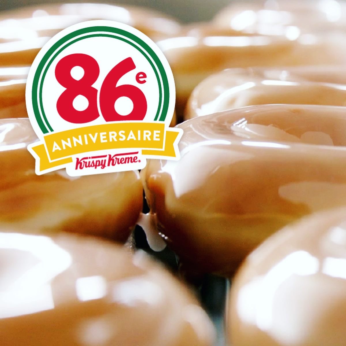 MonKrispyKreme's tweet photo. Demain, nous célébrons notre 86e anniversaire et vous obtenez une douzaine de beignets glacés originaux pour 86 cents à l'achat d'une douzaine à prix régulier !
#theoriginalglazed
Le 14 juillet seulement. Limite 4. Jusqu'à épuisement des stocks. https://t.co/ekVHGHxfWa