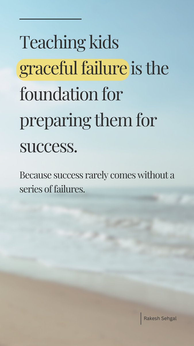 rockys06's tweet photo. Success only requires one breakthrough, but the journey may involve countless setbacks.

Cultivating resilience in our kids—and within ourselves—is essential to see the sunshine. https://t.co/W9kdhaYcY2